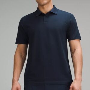 Lululemon Classic-Fit Pique Short-Sleeve Polo Shirt Color Charcoal Size XL